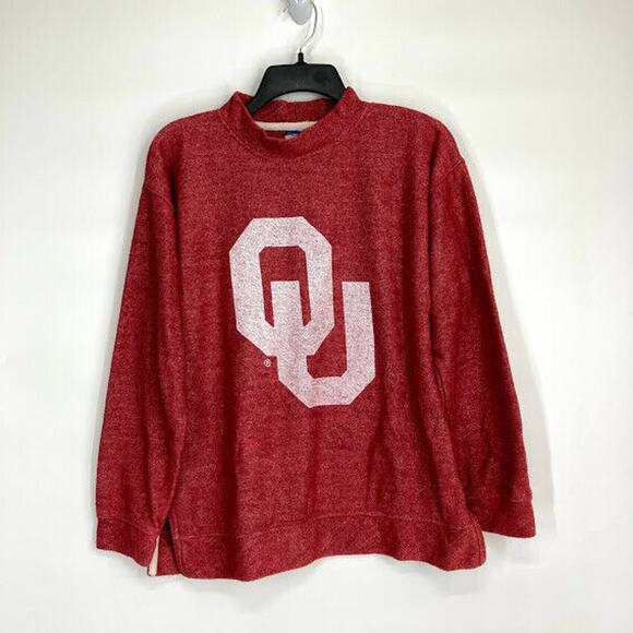 Oklahoma University Red Graphic Sweatshirt Small - Picture 2 of 9
